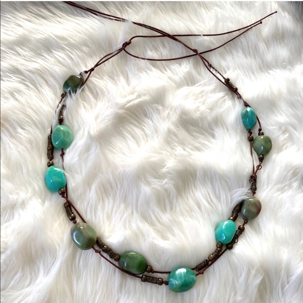 VINTAGE beaded belt
